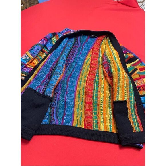 Vintage COOGI Wool Knitted Cosby Cardigan Sweater Size S Made In Australia RARE - Picture 5 of 13